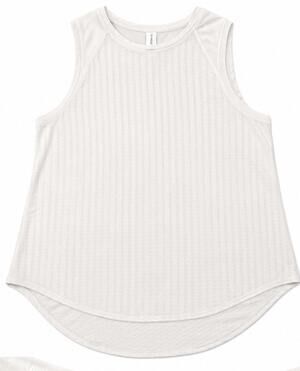 Vively Women’s Textured Sleeveless Tank Top, Size Sm
